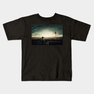 broken road Kids T-Shirt